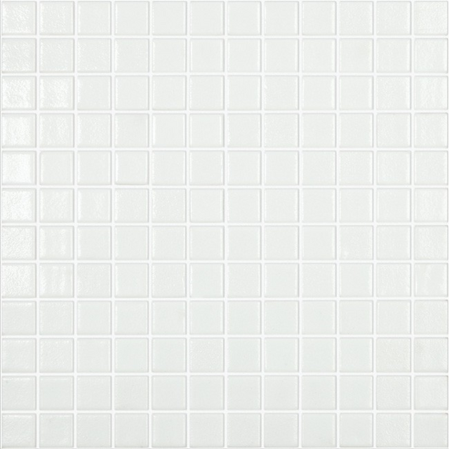 1"x1" Niebla Squares Glass Mosaic blance tile