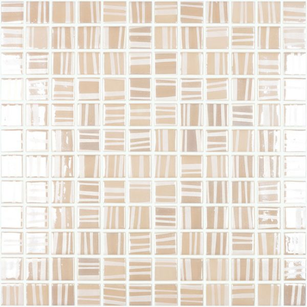 pale rose 1"x1" Tender Squares Glass Mosaic tile