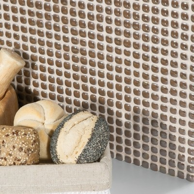 0.5"x0.5" Pearl Dots Glass Mosaic