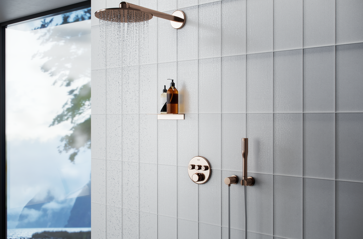 pure silk shower tile 6"x12" Rectangle Cascade Glass Tile