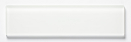 pure silk 2"x8" Rectangle Matte Glass Tile