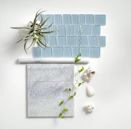Pencil Honed Marble Trim Tile