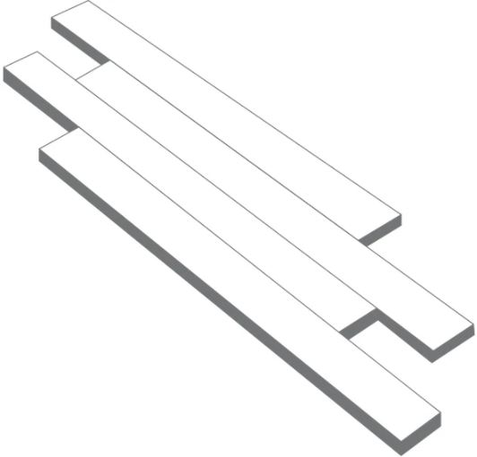 Uniform Hand Chipped Textured Wall Tile