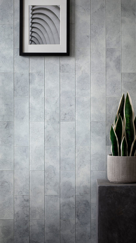 3.5"x12" Patina Rectangle Glass Tile