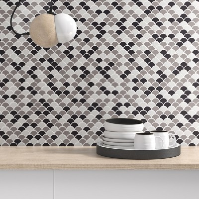 1.4"x1.4" Soul Matte Droplet Glass Mosaic
