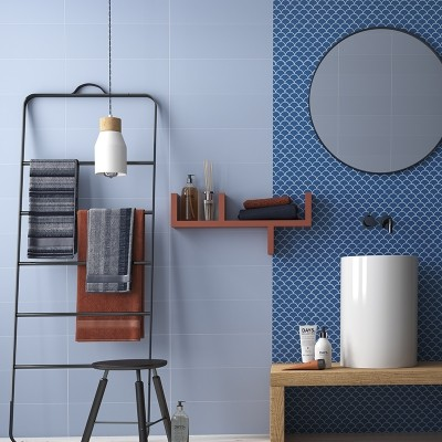 1.4"x1.4" Soul Matte Droplet Glass Mosaic