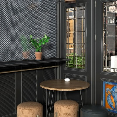 restaurant 1.4"x1.1" Soul Bright Droplet Glass Mosaic