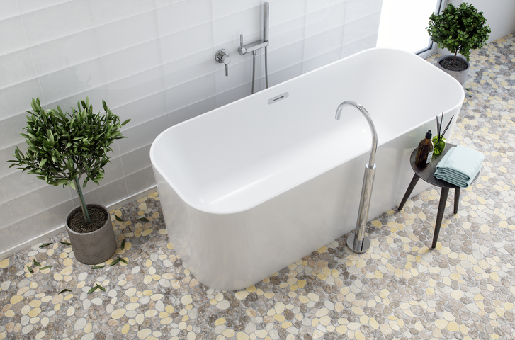 Cobbles Tumbled Pebble Tile