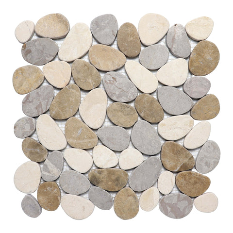 sterling megamix Cobbles Tumbled Pebble Tile
