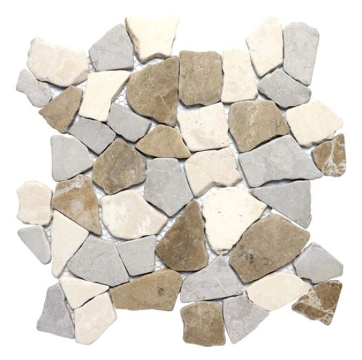 sterling megamix Random Tumbled Mosaic Tile