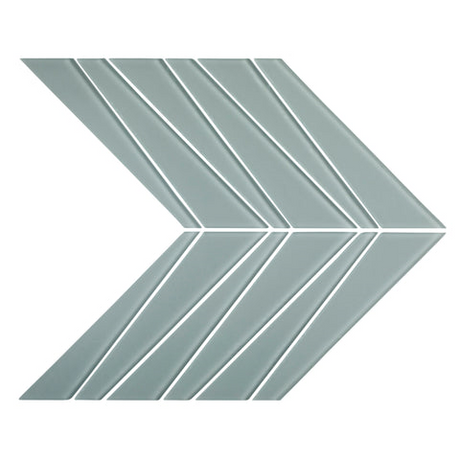 stratos Palms Matte Glass Mosaic Tile