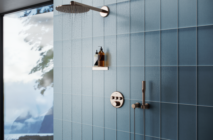 stratos 6"x12" Rectangle Cascade Glass Tile