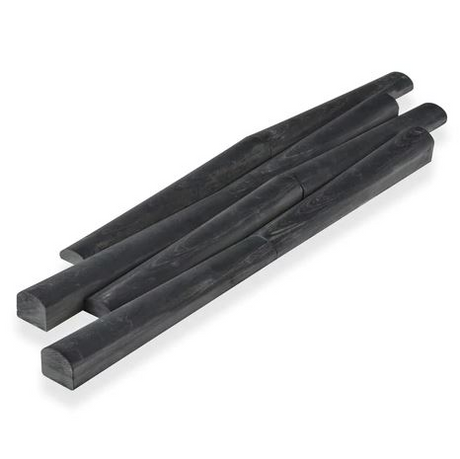sutra black Crescent Mini Profile Dimensional Wall Tile