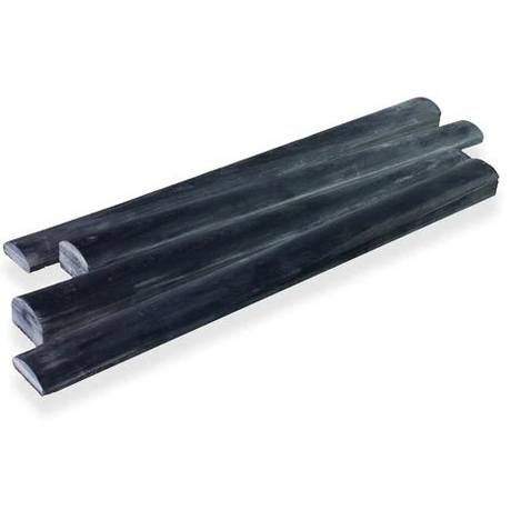 sutra black Crescent Profile Dimensional Wall Tile
