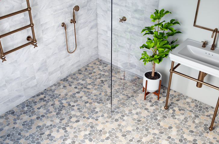 Cobbles Tumbled Pebble Tile