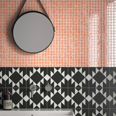 tender squares 1"x1" Tender Squares Glass Mosaic tile