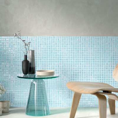 wall tile 1"x1" Tender Squares Glass Mosaic tile