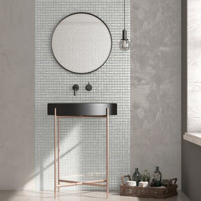 kitchen 1"x1" Tender Squares Glass Mosaic tile