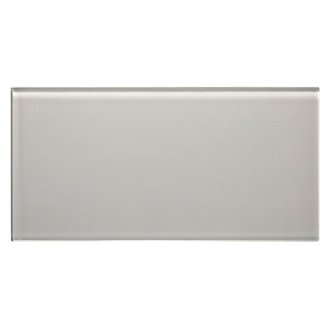 tule 6"x12" Rectangle Gloss Glass Tile