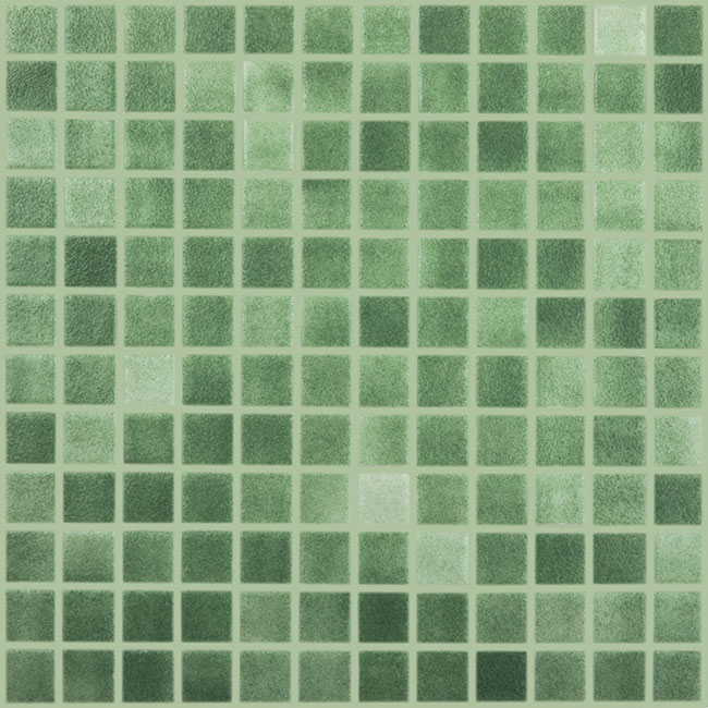 1"x1" Niebla Squares Glass Mosaic verde tile