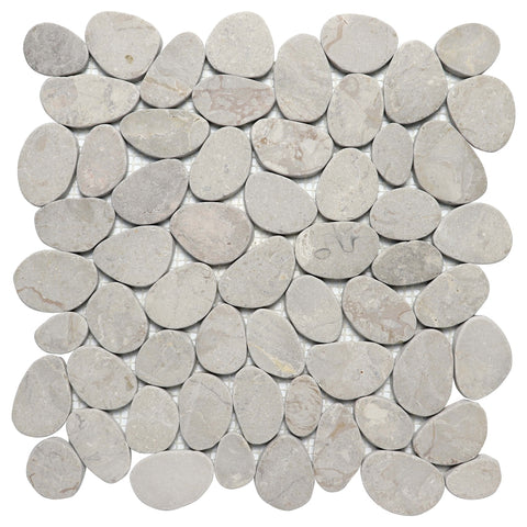 volcano grey Cobbles Tumbled Pebble Tile
