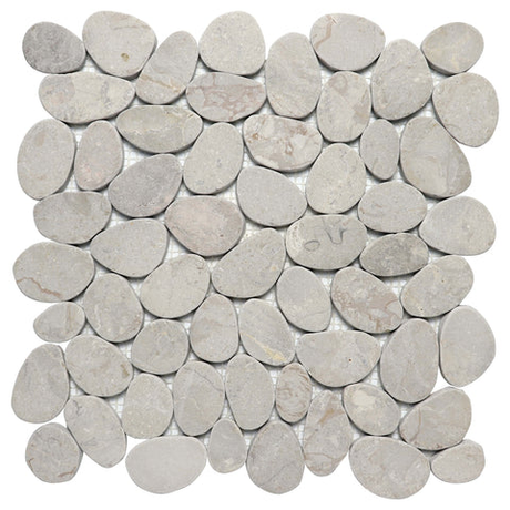 volcano grey Cobbles Tumbled Pebble Tile