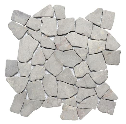 volcano grey Random Tumbled Mosaic Tile