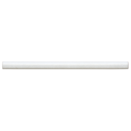 0.5"x8" Cloe Ceramic Jolly Miter Edge Trim white