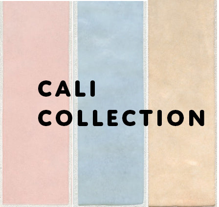Cali Collection porcelain wall tiles 5x5 subway tile 2.5