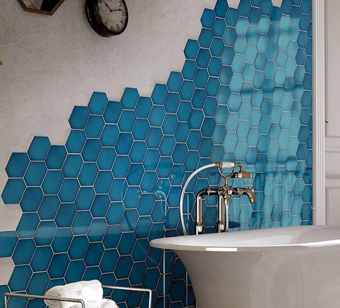 Soho Chain Tile Soho collection tiles square triangle hexagon shape tile – Imperial Tile