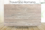 Travertino Romano Filled Honed Slab