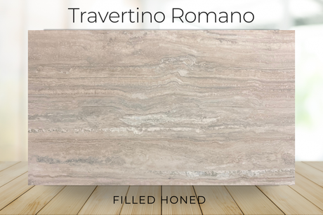 Travertino Romano Filled Honed Slab