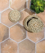 cotto Cottage Hexagon Porcelain Tile 5.5x6.3