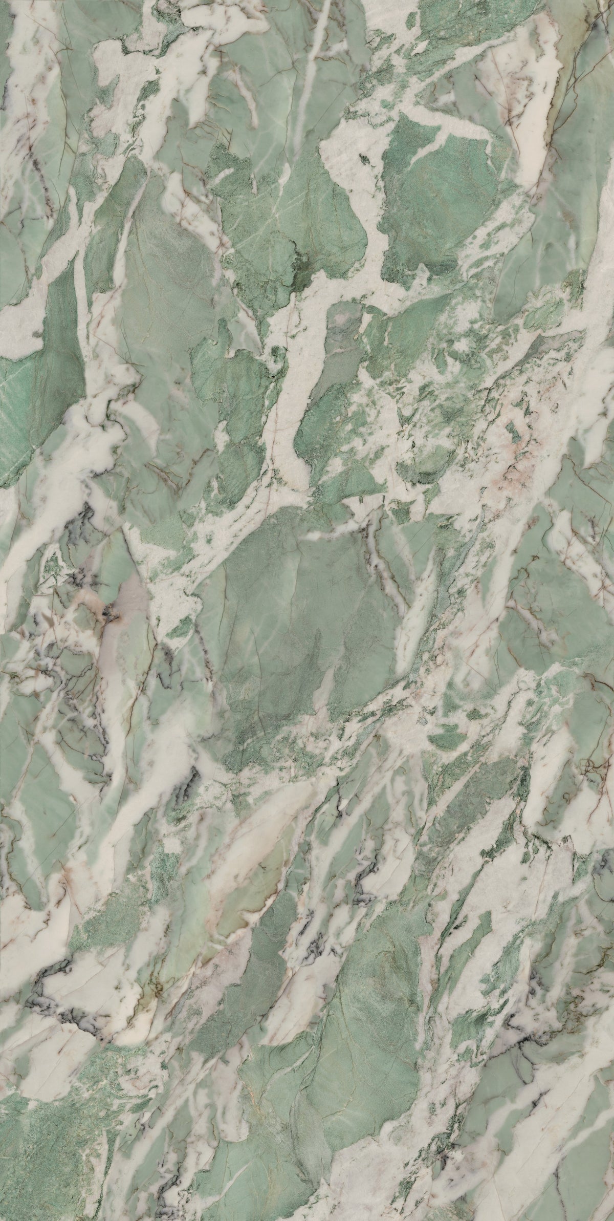 Infinito Tiffany Green Polish 64" x 128" Porcelain slab