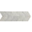 White marble chevron pattern tile on a white background