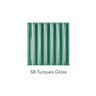 turquoise gloss Sweet Bars Ceramic Gloss Tile 4.6x4.6