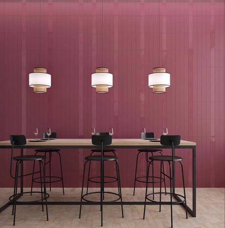 Grace Berry Matte 3x12 wall tile