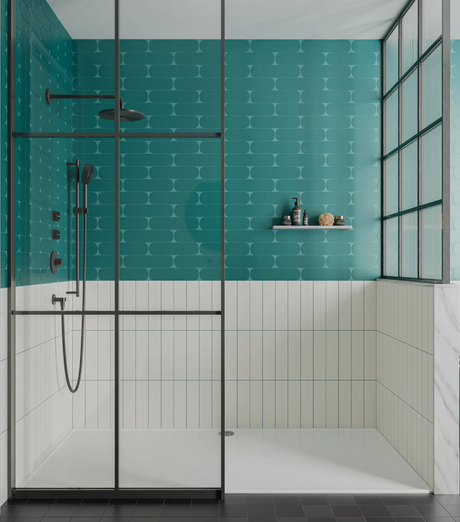 Grace O Teal Matte 3x12 tile