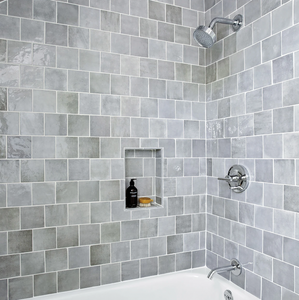 Cloe Ceramic Tile in Grey