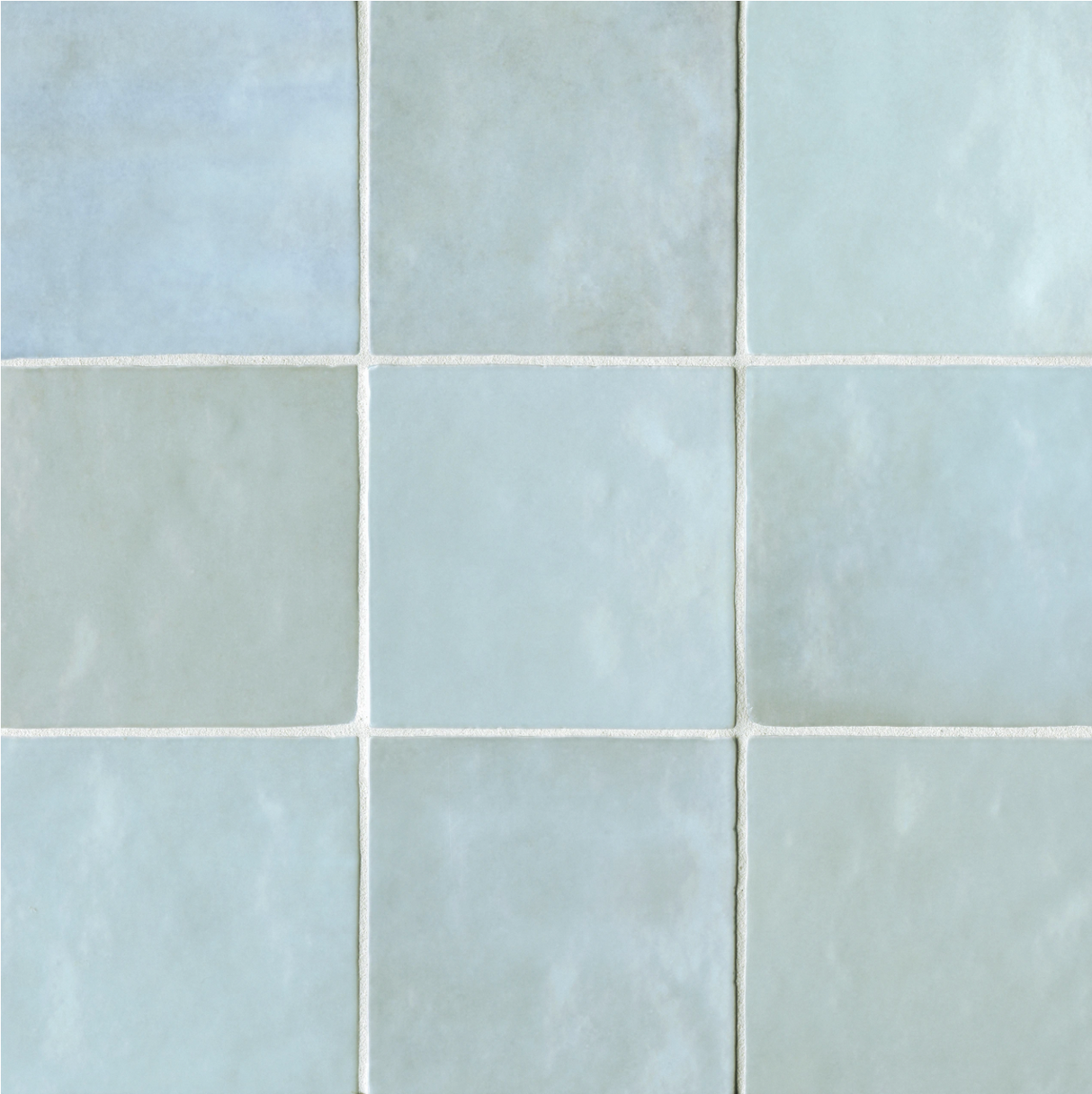 Cloe Ceramic Tile in Baby Blue 5x5