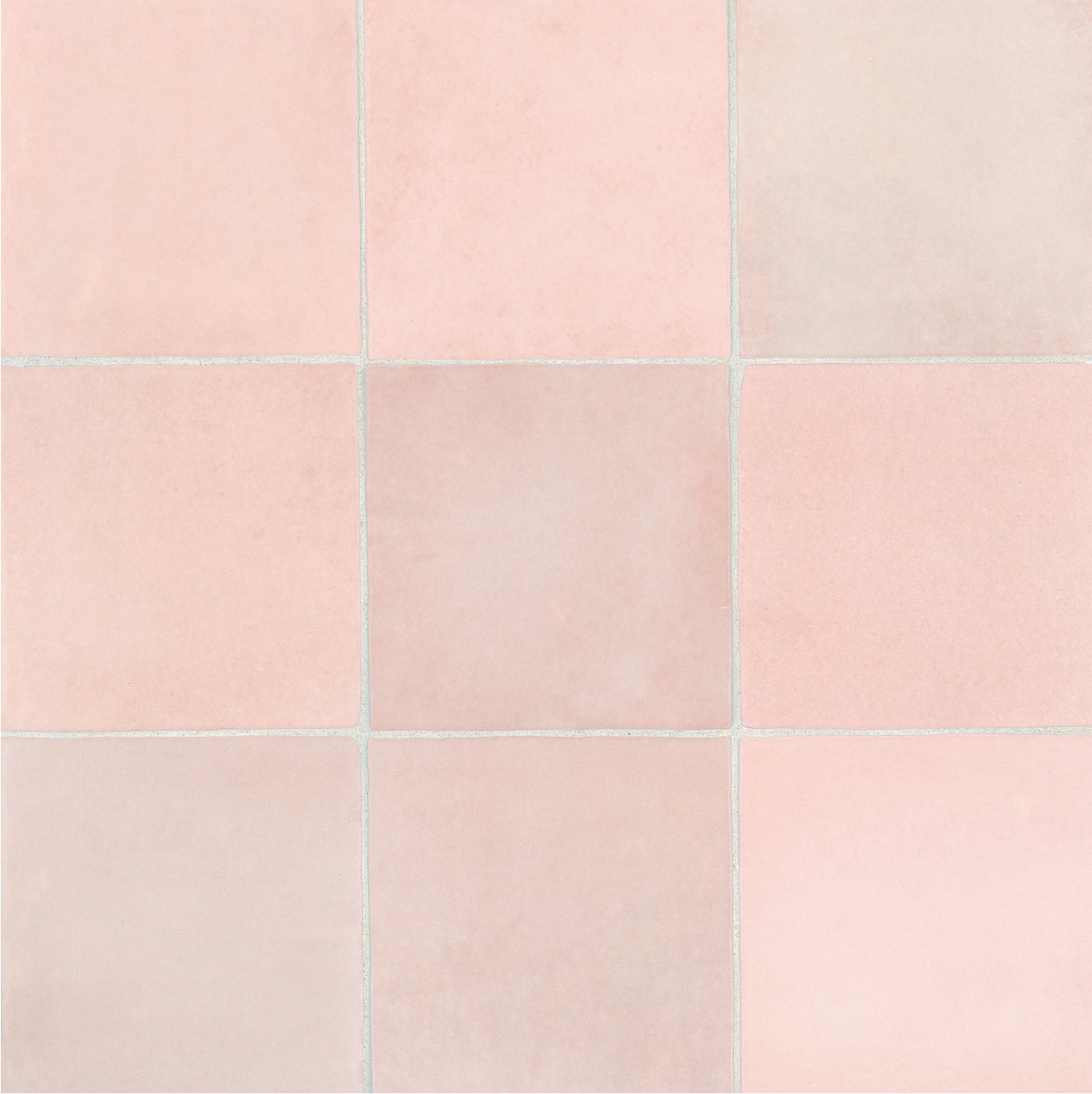Cloe Ceramic Tile in Pink 5x5