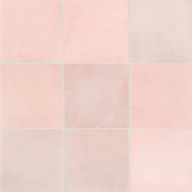 Cloe Ceramic Tile in Pink 5x5