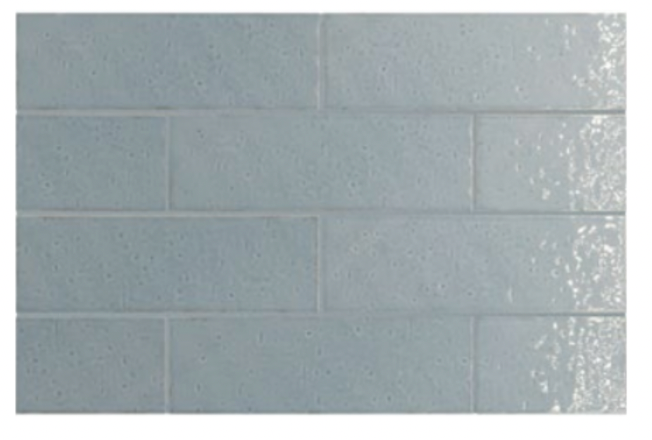 Rectangular Powder Blue Tile Kalma Powder Blue 2.5