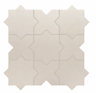 Porto Star and Cross Taupe Matte tile