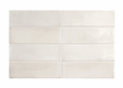 Soco White Gloss Porcelain Tile 2x6