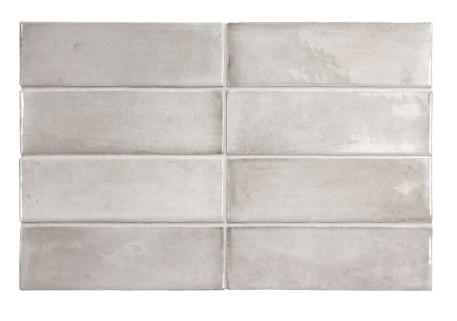 Soco Grey Gloss Porcelain Tile 2x6