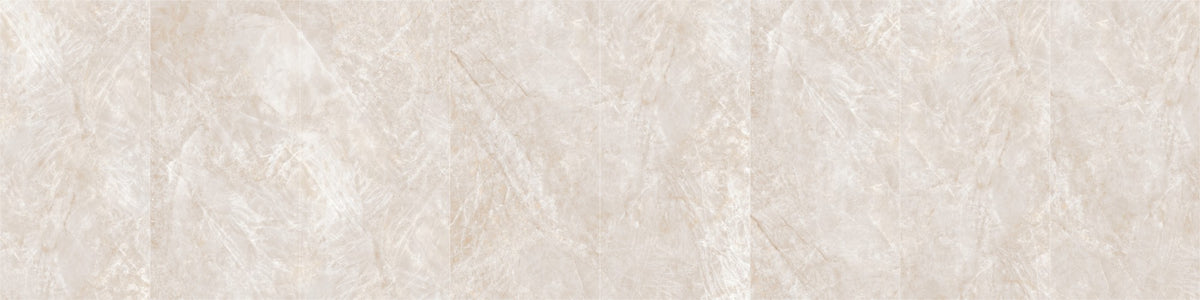 Taj Mahal 24x48 Glossy Cream porcelain tile
