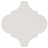 Arabesque White Matte Porcelain Tile 4.7×8