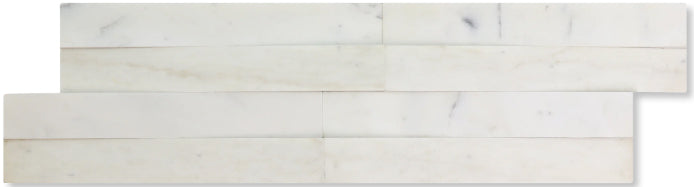 alabaster honed Interwoven Panel Marble Tile