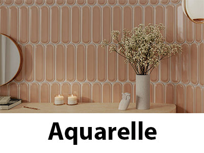 aquarelle ceramic field tile